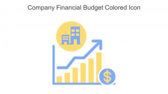 Company Financial Budget Colored Icon In Powerpoint Pptx Png And Editable Eps Format