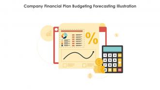 Company Financial Plan Budgeting Forecasting Illustration