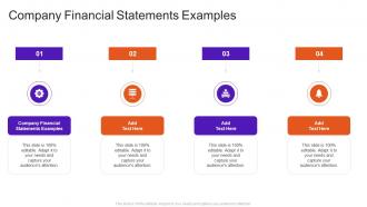 Company Financial Statements Examples In Powerpoint And Google Slides Cpb