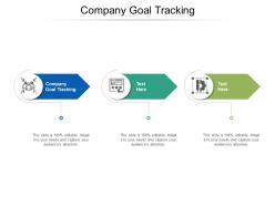 Company goal tracking ppt powerpoint presentation slides templates cpb