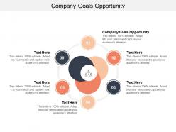 Company goals opportunity ppt powerpoint presentation file template cpb