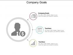 Company goals ppt powerpoint presentation gallery diagrams cpb