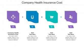 Company Health Insurance Cost Ppt Powerpoint Presentation Show Cpb