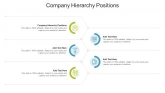 Company Hierarchy Positions In Powerpoint And Google Slides Cpb