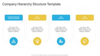 Company Hierarchy Structure Template In Powerpoint And Google Slides Cpb