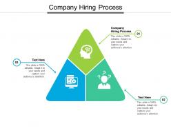 Company hiring process ppt powerpoint presentation show cpb