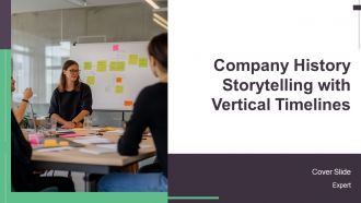Company History Storytelling With Vertical Timelines PPT Structure AT