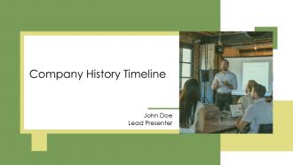 Company History Timeline PPT Information AT