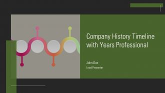 Company History Timeline With Years Professional PPT Mockup AT Company History Timeline With Years Professional PPT Mockup AT