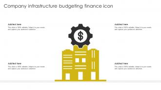 Company Infrastructure Budgeting Finance Icon