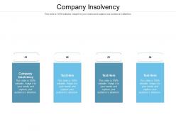 Company insolvency ppt powerpoint presentation portfolio gallery cpb
