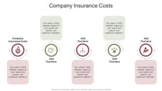 Company Insurance Costs In Powerpoint And Google Slides Cpb