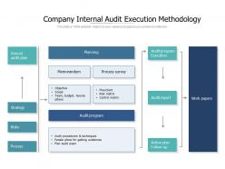 Company internal audit execution methodology