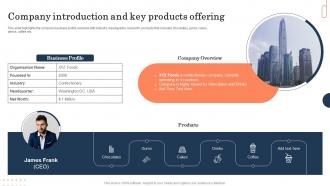 Company Introduction And Key Products Brand Repositioning Strategy To Meet Current