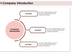 Company introduction attention m407 ppt powerpoint presentation slides graphic images
