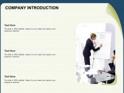 Company introduction capture n174 powerpoint presentation slide download