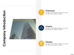 Company introduction creative ppt graphics design