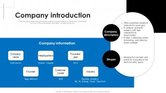 Company Introduction Gridcure Investor Funding Elevator Pitch Deck