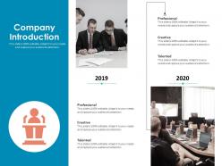 Company introduction professional ppt graphics pictures