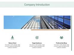Company introduction values client ppt powerpoint layout ideas