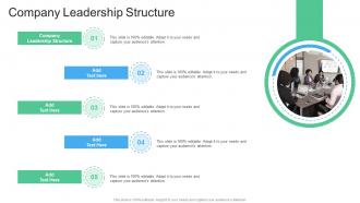 Company Leadership Structure In Powerpoint And Google Slides Cpb