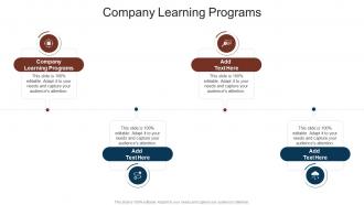 Company Learning Programs In Powerpoint And Google Slides Cpb