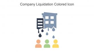 Company Liquidation Colored Icon In Powerpoint Pptx Png And Editable Eps Format