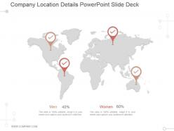 Company location details powerpoint slide deck