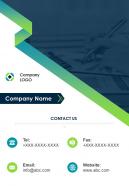 Company Logo Presentation Report Infographic PPT PDF Document