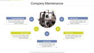 Company Maintenance In Powerpoint And Google Slides Cpb