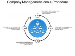 Company management icon 4 procedure