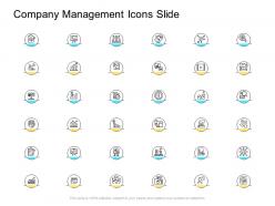 Company management icons slide company management ppt information