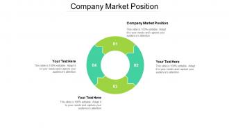 Company market position ppt powerpoint presentation professional topics cpb
