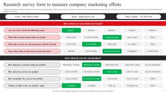 Company Marketing Research Survey Powerpoint Ppt Template Bundles Ideas Images