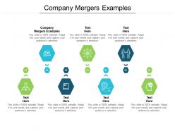 Company mergers examples ppt powerpoint presentation file designs cpb