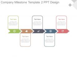 Company milestone template2 ppt design