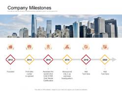 Company milestones gold medal ppt powerpoint presentation file graphics