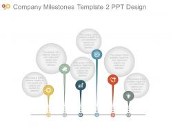 Company milestones template2 ppt design