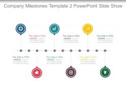 Company milestones template 2 powerpoint slide show