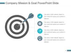 Company mission and goal powerpoint slide