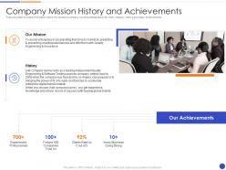 Company Mission History And Achievements Proposal Of Agile Model For Software Development