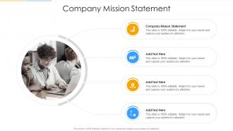 Company Mission Statement In Powerpoint And Google Slides Cpb