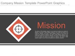 Company mission template powerpoint graphics