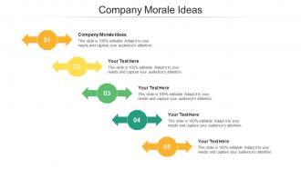 Company Morale Ideas Ppt Powerpoint Presentation Infographic Template Designs Download Cpb