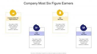 Company Most Six Figure Earners In Powerpoint And Google Slides Cpb