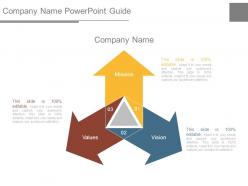 Company name powerpoint guide