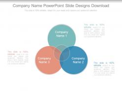 Company name powerpoint slide designs download