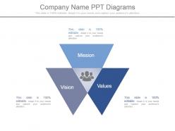 Company name ppt diagrams