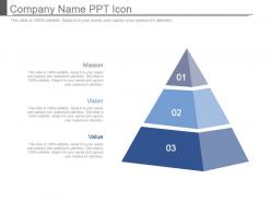 Company name ppt icon