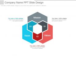 Company name ppt slide design